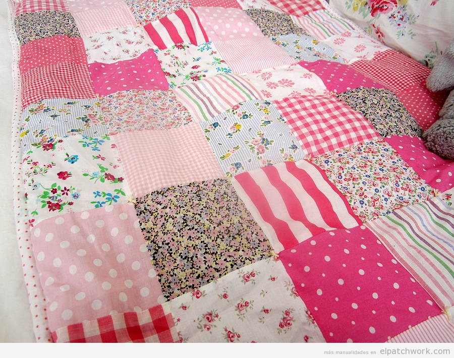 Mantas y colchas de patchwork para bebés y niños 5