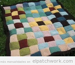 Mantas de patchwork hechas con ganchillo o crochet