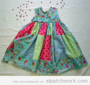 Vestidos de patchwork para niñas bebés