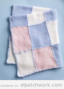 Mantas y colchas de patchwork para bebés y niños