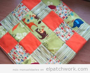 Mantas y colchas de patchwork para bebés y niños 4