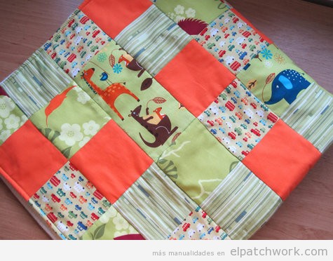 Mantas y colchas de patchwork para bebés y niños 4