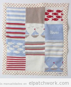 Mantas y colchas de patchwork para bebés y niños 7