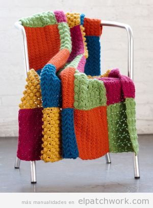 Manta patchwork sillón 2