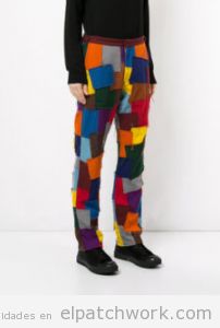 Pantalones patchwork 2