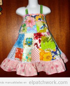 Vestidos patchwork bebés 3