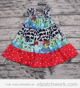 Vestidos patchwork bebés 11