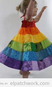 Vestidos patchwork bebés 6