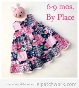 Vestidos patchwork bebés 7
