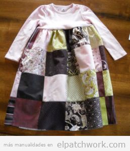 Vestidos patchwork bebés 2